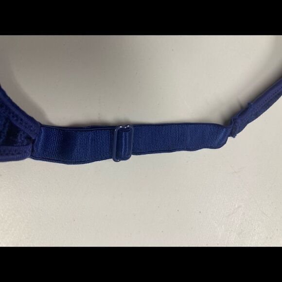 BALI blue bra, size 38D,3 prong closure, - Picture 5 of 9